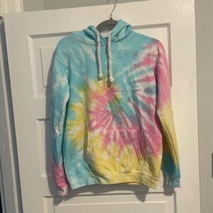 Red Dress Tie Dye Hoodie